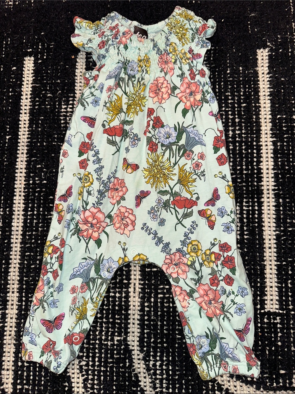 Tea Flower Romper